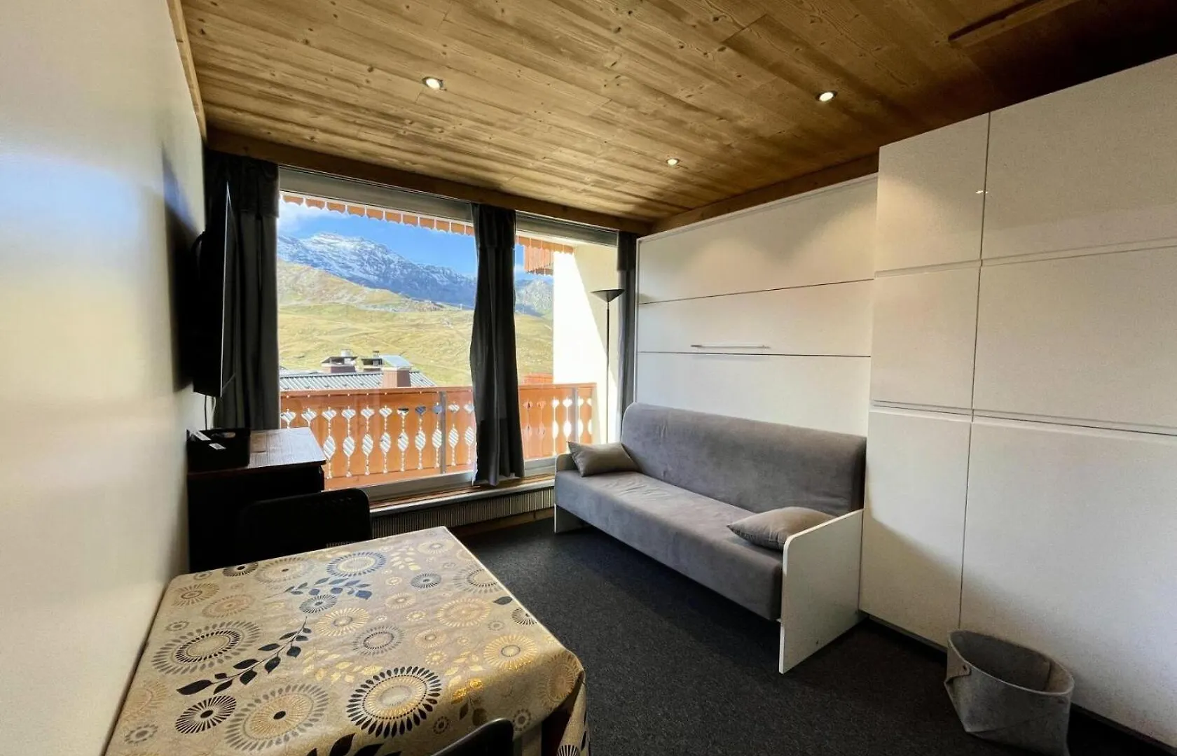 Residence Dome De Polset - Val Thorens Location: Studio Renove Et Ensoleille Avec Vue Sur Les Montagnes Mae-9125